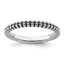 Sterling Silver Stackable Expressions Antiqued Ring