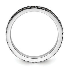 Sterling Silver Stackable Expressions Marcasite Band