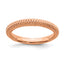 Sterling Silver Stackable Expressions Pink-plated Domed Ring