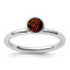 Sterling Silver Stackable Expressions High 5mm June Crystal Ring