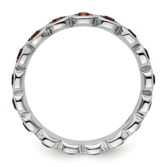 Sterling Silver Stackable Expressions June Crystal Ring