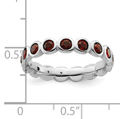 Sterling Silver Stackable Expressions June Crystal Ring