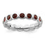 Sterling Silver Stackable Expressions June Crystal Ring