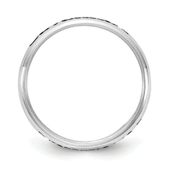 Sterling Silver Rh-plt Stackable Expressions Personalized Ring