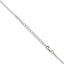 Sterling Silver 1mm Snake Chain With 2 Inch Extension