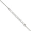 Sterling Silver 1mm Round Spiga Chain With 2 Inch Extension