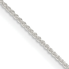 Sterling Silver 1mm Round Spiga Chain