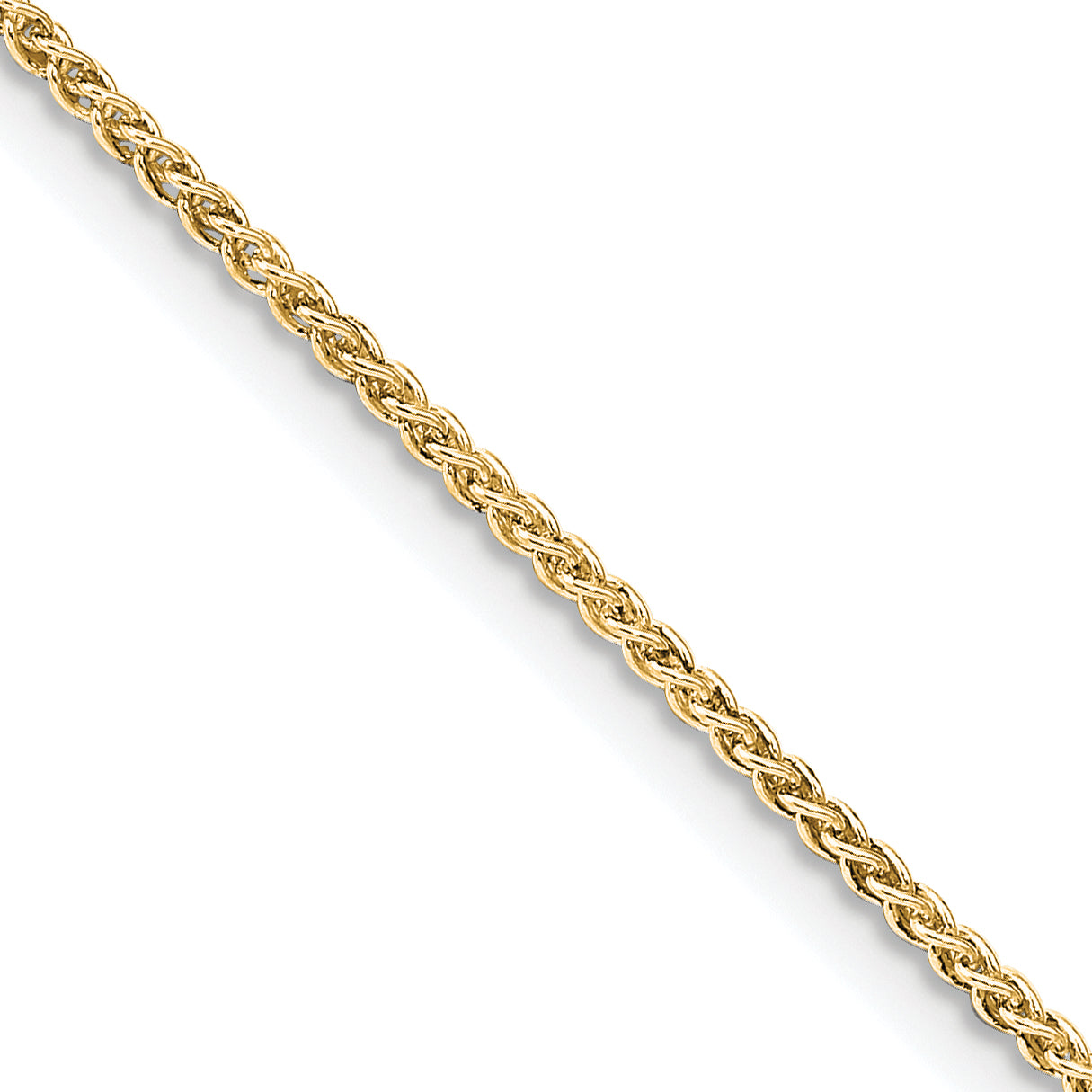 Gold-plated Sterling Silver 1.50mm Spiga Chain