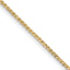 Gold-plated Sterling Silver 1.50mm Spiga Chain