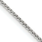 Sterling Silver 1.5mm Round Spiga Chain