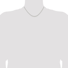 Sterling Silver 1.6mm Round Spiga Chain