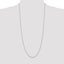 Sterling Silver Rhodium-Plated 1.6mm Round Spiga Chain