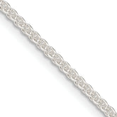 Sterling Silver 1.6mm Round Spiga Chain