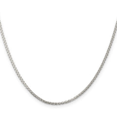 Sterling Silver 1.75mm Round Spiga Chain