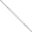 Sterling Silver 1.75mm Round Spiga Chain with 2 Inch Extension - Sophia Jewelers