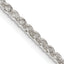 Sterling Silver Wheat Chain Necklace 2.5mm