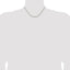 Sterling Silver Rhodium-Plated 3.7mm Round Spiga Chain