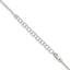 Sterling Silver .95mm Diamond-Cut Round Spiga Chain with 2 Inch Extension - Sophia Jewelers