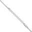 Sterling Silver 1.7mm Diamond-Cut Round Spiga Chain with 2 Inch Extension - Sophia Jewelers