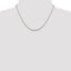 Sterling Silver 2.85mm Diamond-Cut Round Spiga Chain
