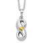 Love Ash Holder Necklace in Gold-Plated Sterling Silver, 18 Inch - Sophia Jewelers