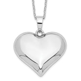 Sentimental Expressions Sterling Silver Without You Hear Ash Holder 18 Inch Necklace