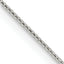 Sterling Silver 1.1mm Diamond-Cut Round Box Chain
