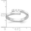 White Ice Sterling Silver Rhodium-plated Diamond Ring