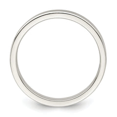 Sterling Silver 3mm Lightweight Flat Size 13.5 Band