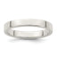 Sterling Silver Flat Wedding Band 3mm