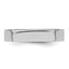 Sterling Silver Rhodium-plated 4mm Flat Size 4 Band
