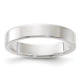 Sterling Silver 4mm Lightweight Flat Size 13.5 Band