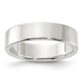 Sterling Silver 5mm Lightweight Flat Size 13.5 Band