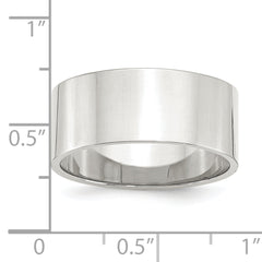 Sterling Silver 9mm Lightweight Flat Size 13.5 Band