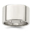 Sterling Silver Flat Wedding Band 12mm - Sophia Jewelers
