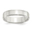 Sterling Silver Flat Wedding Band 5mm