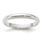 Sterling Silver 3mm Half Round Size 12 Band
