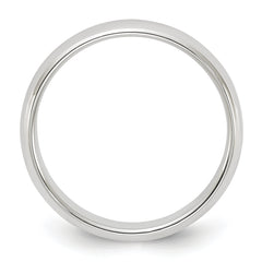 Sterling Silver 4mm Half Round Size 13.5 Band