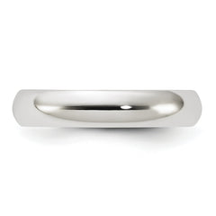 Sterling Silver 4mm Half Round Size 13.5 Band