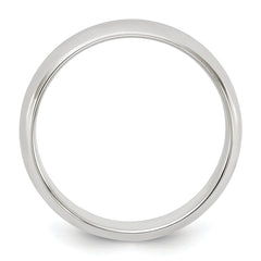 Sterling Silver 5mm Half Round Size 13.5 Band