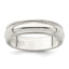 Milgrain Wedding Band in Sterling Silver, 5mm - Sophia Jewelers