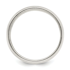 Sterling Silver 8mm Half Round Milgrain Size 13.5 Band