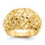 14k Diamond-Cut Dome Ring