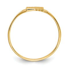 14k Childs Polished & Satin Ring