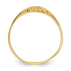 14k Childs Fancy Signet Ring
