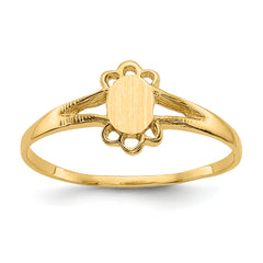 14k Childs Fancy Signet Ring