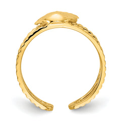 14k Sea Shell Toe Ring