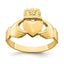 Claddagh Ring in 14K Yellow Gold, 2.5mm, Size 9 - Sophia Jewelers