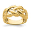 Entwined Braided Ring in 14K Yellow Gold, Size 7 - Sophia Jewelers