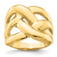 Bold Basket Weave Domed Ring in 14K Yellow Gold, Size 7 - Sophia Jewelers